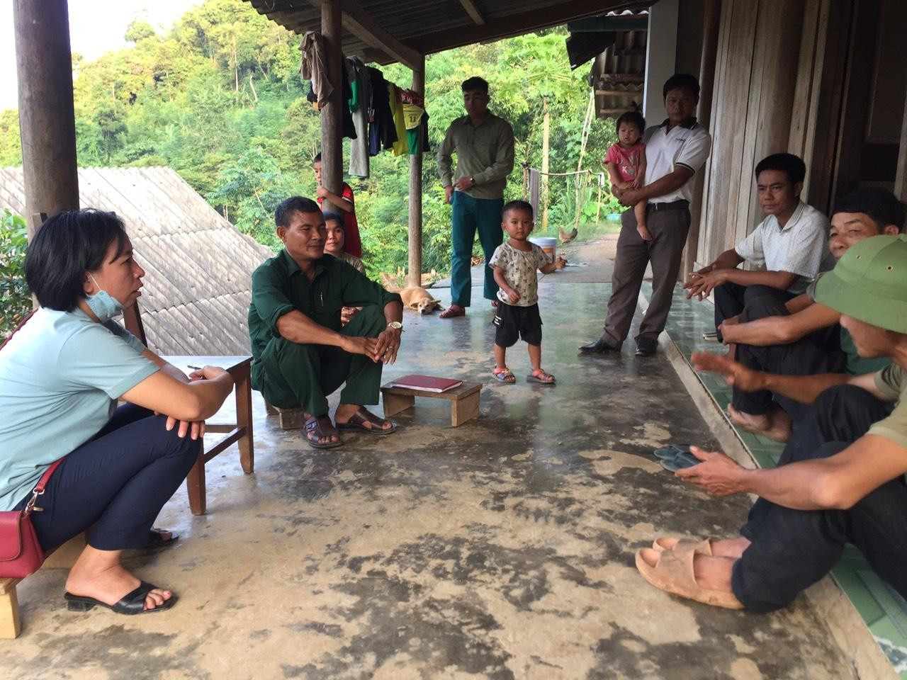 Các hộ dân buộc phải di dời đến nhà người thân ở nhờ