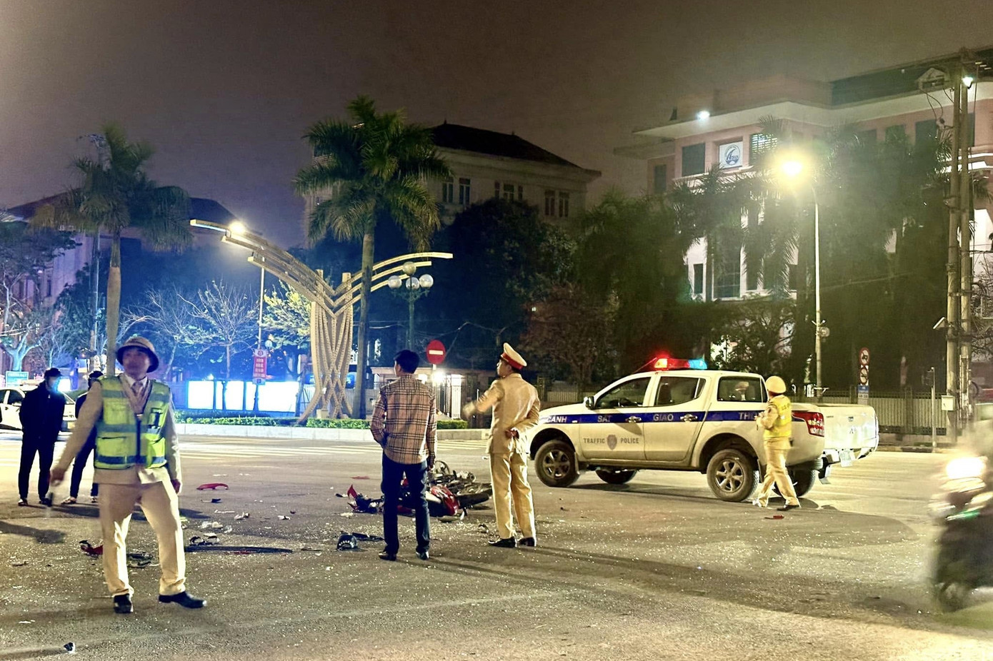 Hiện trường vụ tai nạn