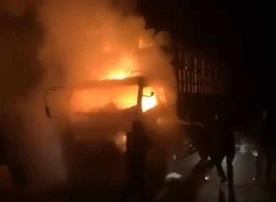 Hiện trường vụ cháy Hiện trường vụ cháy