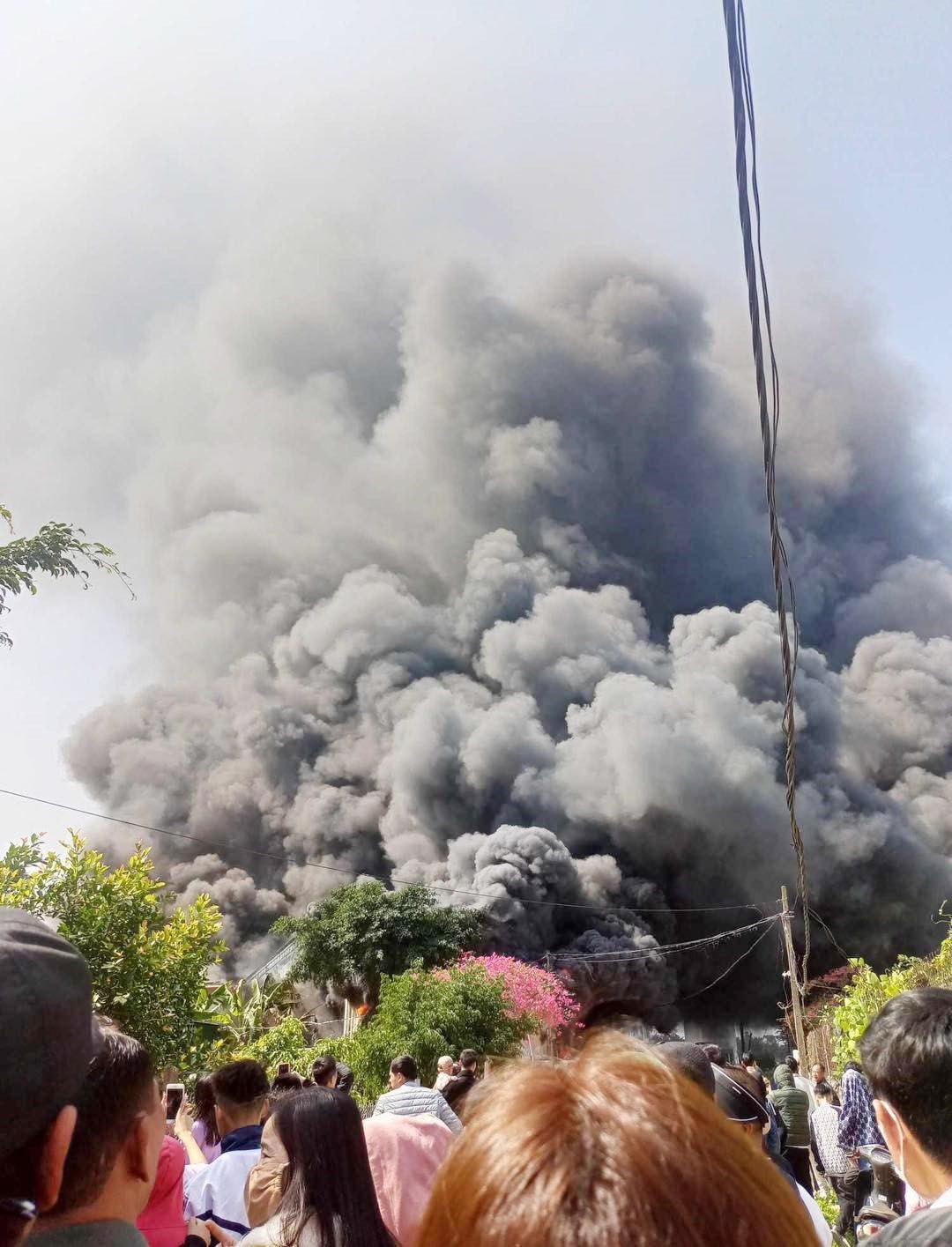 Hiện trường vụ cháy