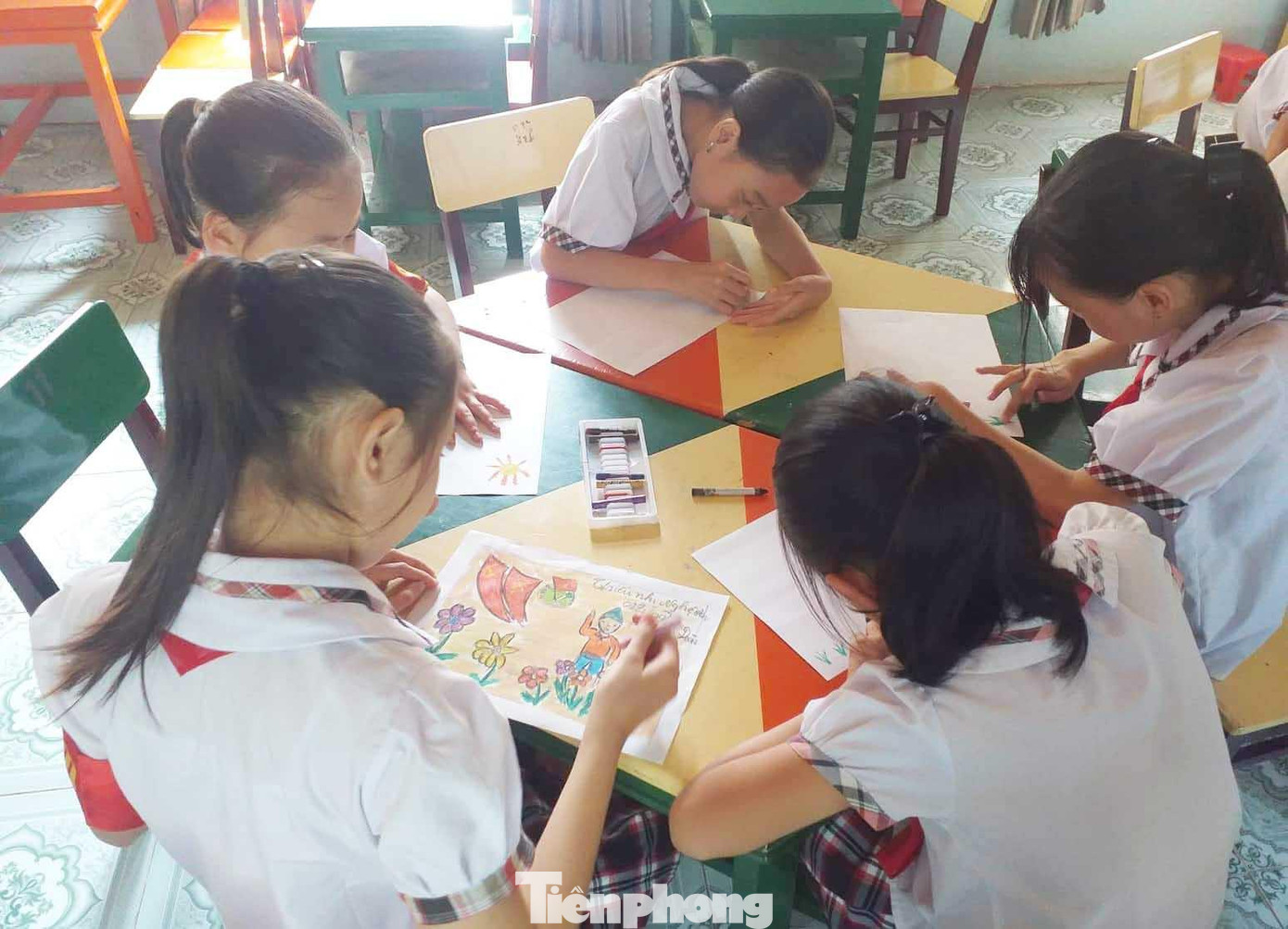 Hội thi thu hút 100% học sinh từ lớp 1 đến lớp 9 trên địa bàn huyện tham gia.