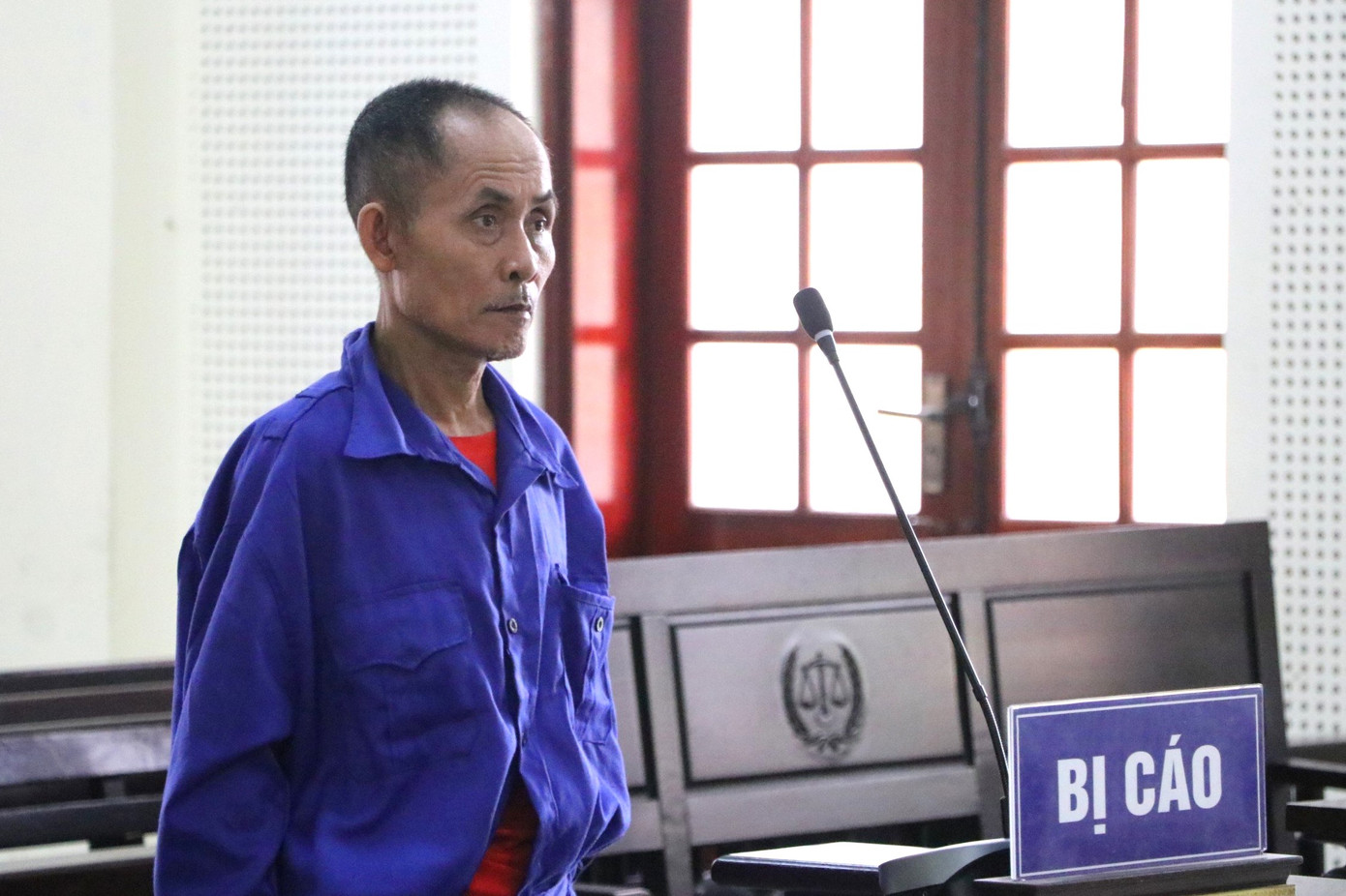 Bị cáo Moong Phò Khoong tại tòa Bị cáo Moong Phò Khoong tại tòa