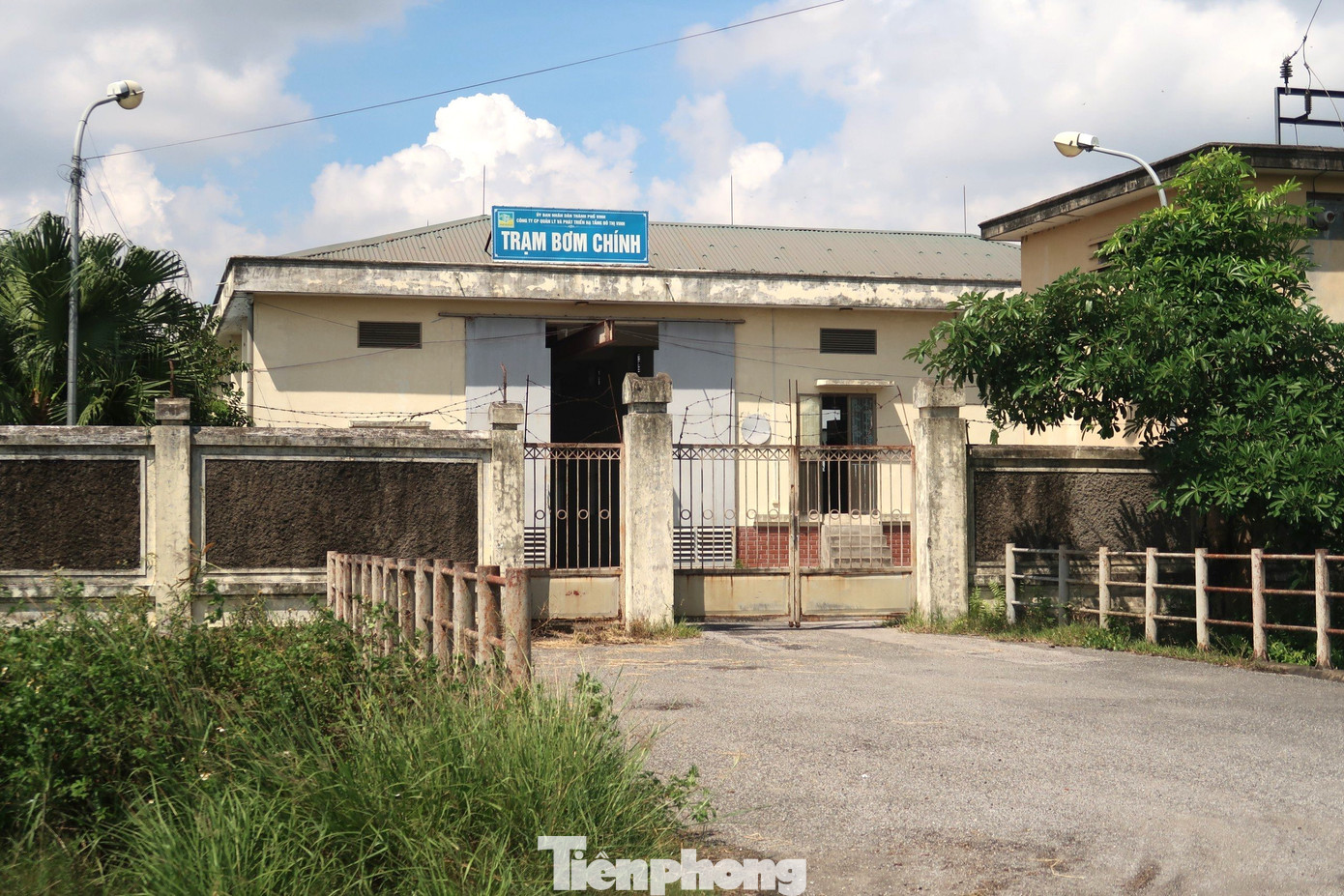 Trạm bơm chính của công ty CP quản lý và phát triển hạ tầng đô thị Vinh