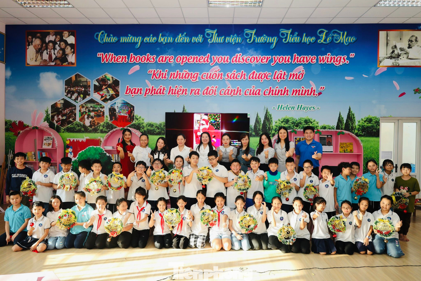 Sau khi hoàn thành, những chiếc vòng nguyệt quế sẽ được trao tặng cho các bạn nhỏ khó khăn tại Trung tâm Mồ côi - Khuyết tật Mẹ Têrêsa Calcutta ở xã Nghi Diên, huyện Nghi Lộc và một số giáo xứ trên địa bàn.