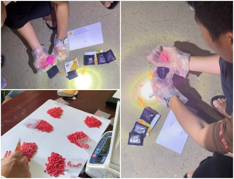 1.300 viên ma tuý tổng hợp do Phạm Anh Tuấn tàng trữ có tổng khối lượng gần 120gam 1.300 viên ma tuý tổng hợp do Phạm Anh Tuấn tàng trữ có tổng khối lượng gần 120gam