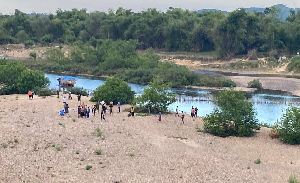 Khu vực xảy ra vụ đuối nước Khu vực xảy ra vụ đuối nước