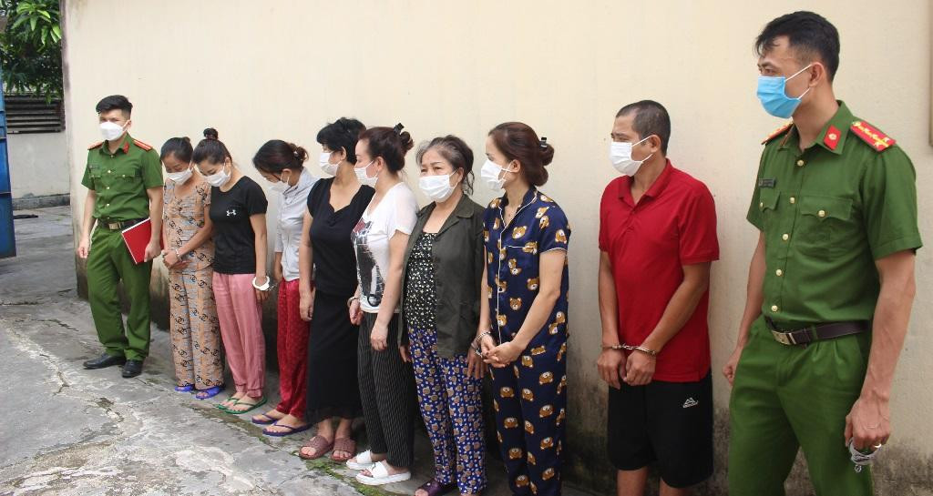 Nhóm đối tượng trong đường dây đánh bạc Nhóm đối tượng trong đường dây đánh bạc