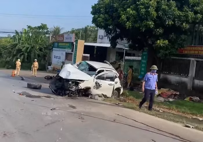 Hiện trường vụ tai nạn