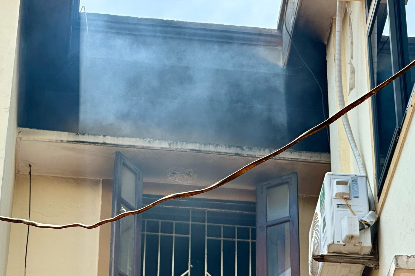 Hiện trường vụ cháy Hiện trường vụ cháy