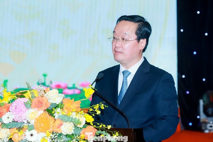 Ông Nguyễn Đức Trung - Bí thư Tỉnh ủy Nghệ An - phát biểu tại Hội thảo.