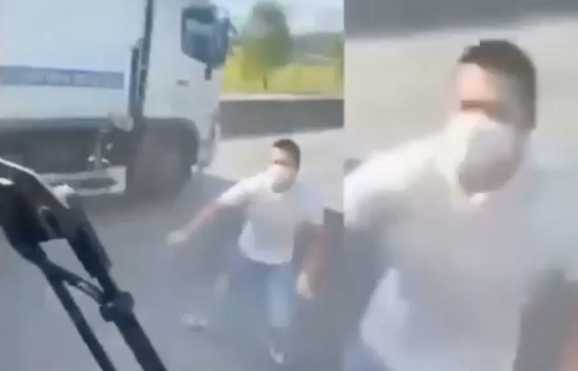 Nhóm người dùng đá ném vỡ kính xe khách