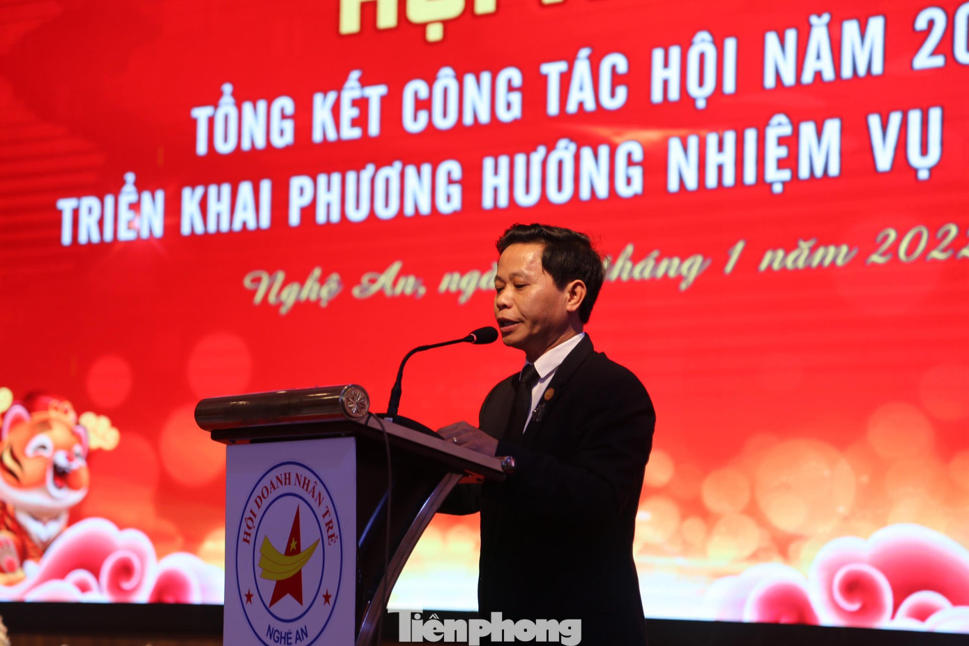 Anh Nguyễn Đàm Văn - Chủ tịch Hội doanh nhân trẻ tỉnh Nghệ An