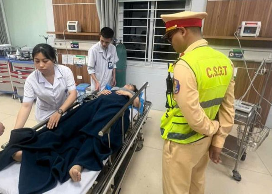 Chị L. được đưa vào bệnh viện cấp cứu kịp thời