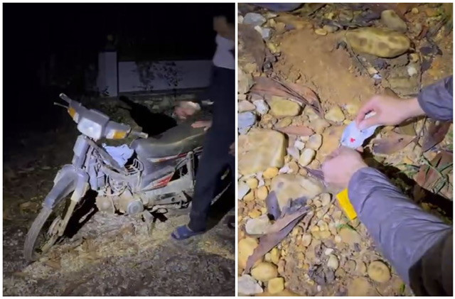 Chiếc xe mô tô đối tượng Sáng gây án và số ma tuý tổng hợp thu giữ trên người Sáng. Chiếc xe mô tô đối tượng Sáng gây án và số ma tuý tổng hợp thu giữ trên người Sáng.