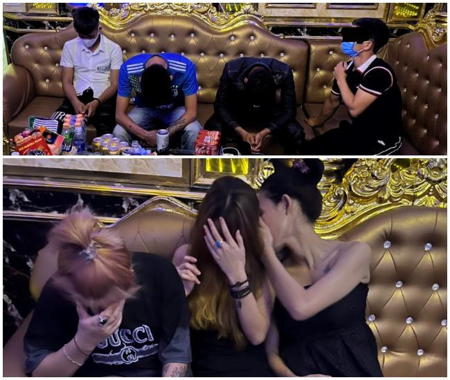 7 đối tượng 'phê' ma túy được phát hiện trong quán karaoke