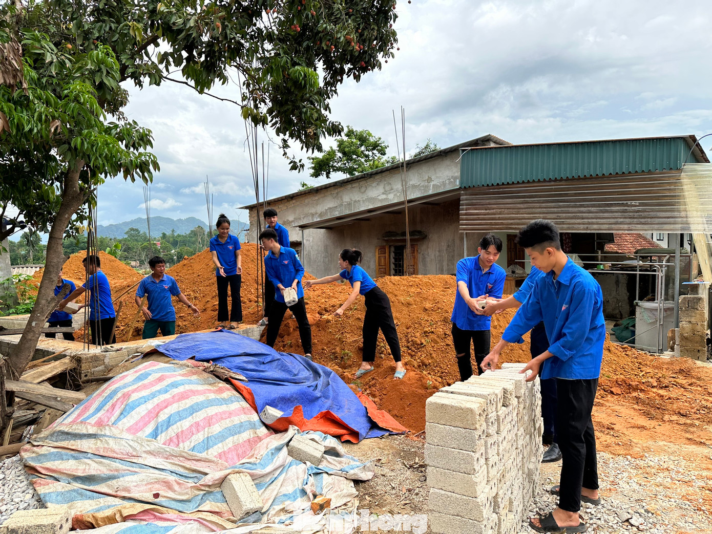 Mỗi một viên gạch là một thông điệp về sự sẻ chia, tinh thần đoàn kết, tính nhân văn cao đẹp. Mỗi một viên gạch là một thông điệp về sự sẻ chia, tinh thần đoàn kết, tính nhân văn cao đẹp.