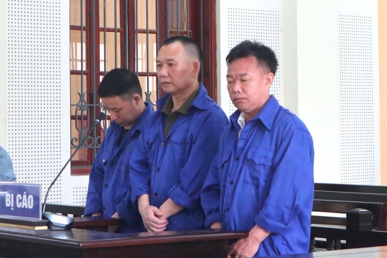 3 bị cáo tại tòa