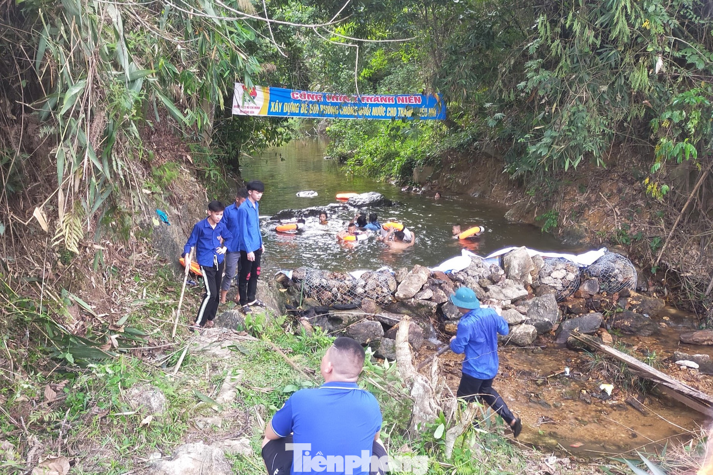 Mô hình “bể bơi tự nhiên” này mặc dù có chi phí thấp nhưng lại là công trình có ý nghĩa quan trọng trong việc góp phần hạn chế tai nạn đuối nước.