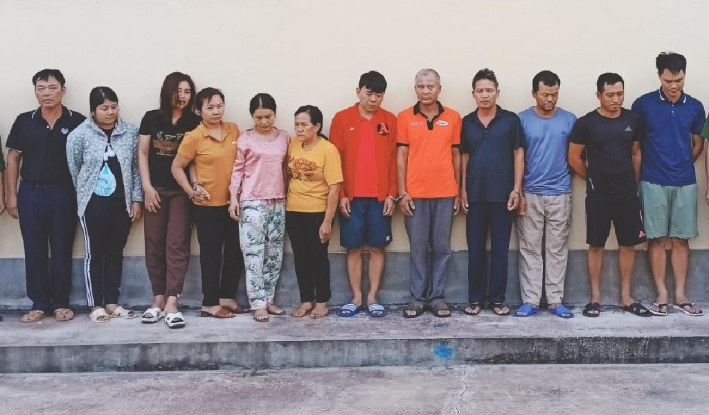 Các đối tượng trong đường dây đánh bạc Các đối tượng trong đường dây đánh bạc