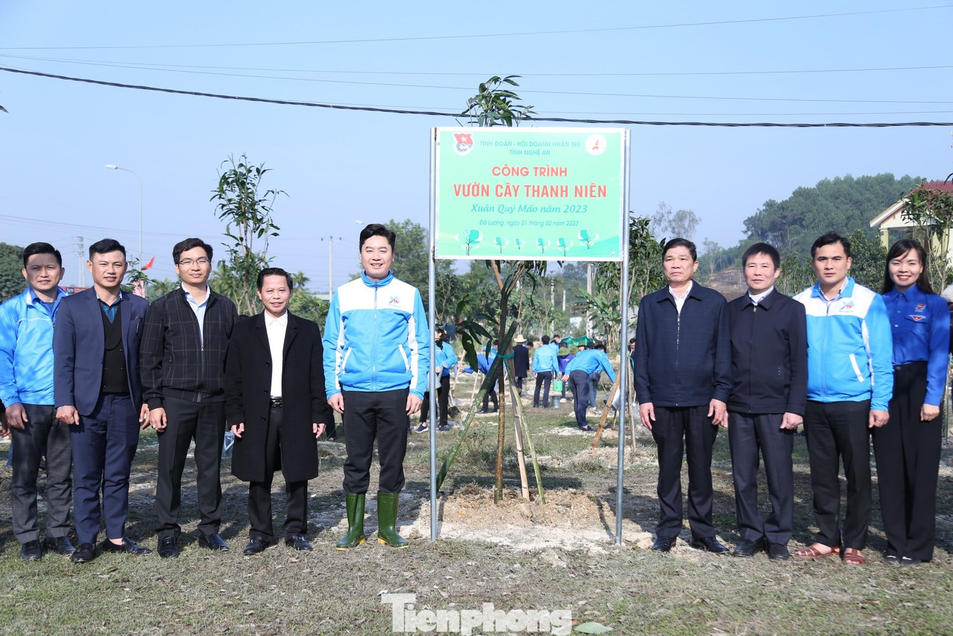 Công trình vườn cây thanh niên hưởng ứng &quot;Tết trồng cây đời đời nhớ ơn Bác Hồ&quot;