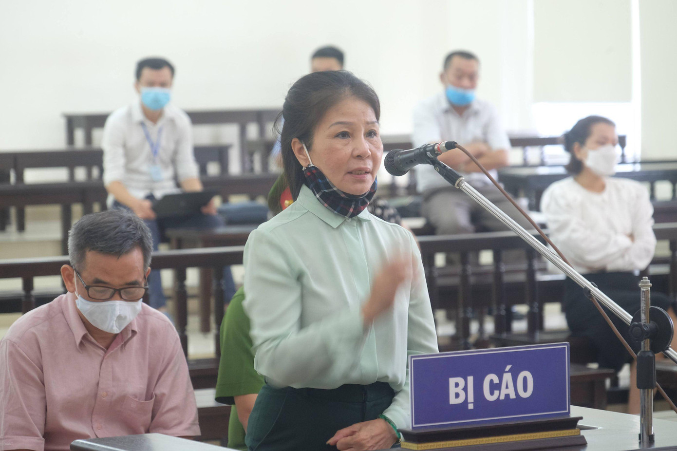 Bị cáo Nguyễn Thị Thanh Sơn. Bị cáo Nguyễn Thị Thanh Sơn.