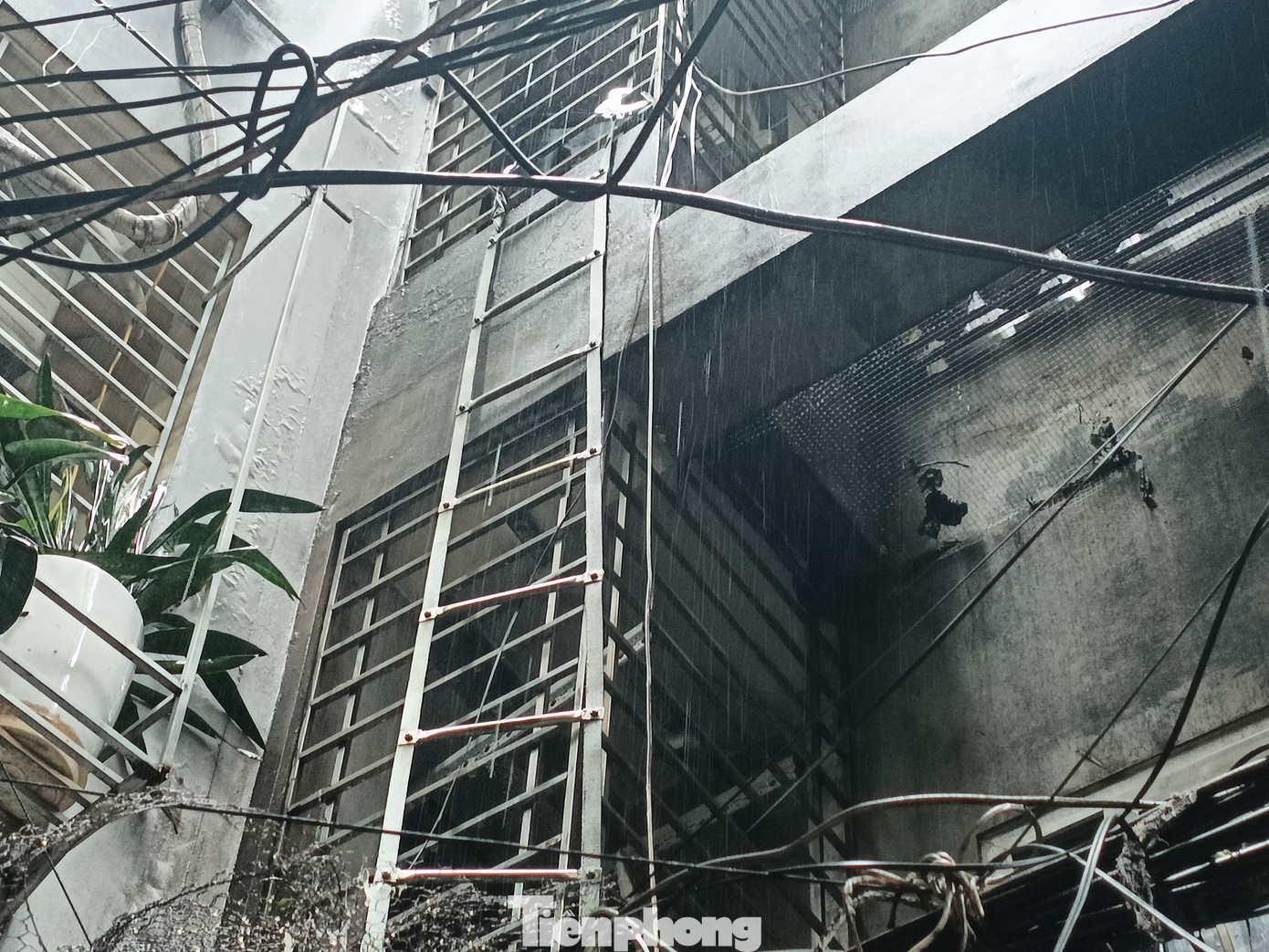 Một số khu vực lô gia ban công của các căn hộ có cửa thoát hiểm. Một số khu vực lô gia ban công của các căn hộ có cửa thoát hiểm.