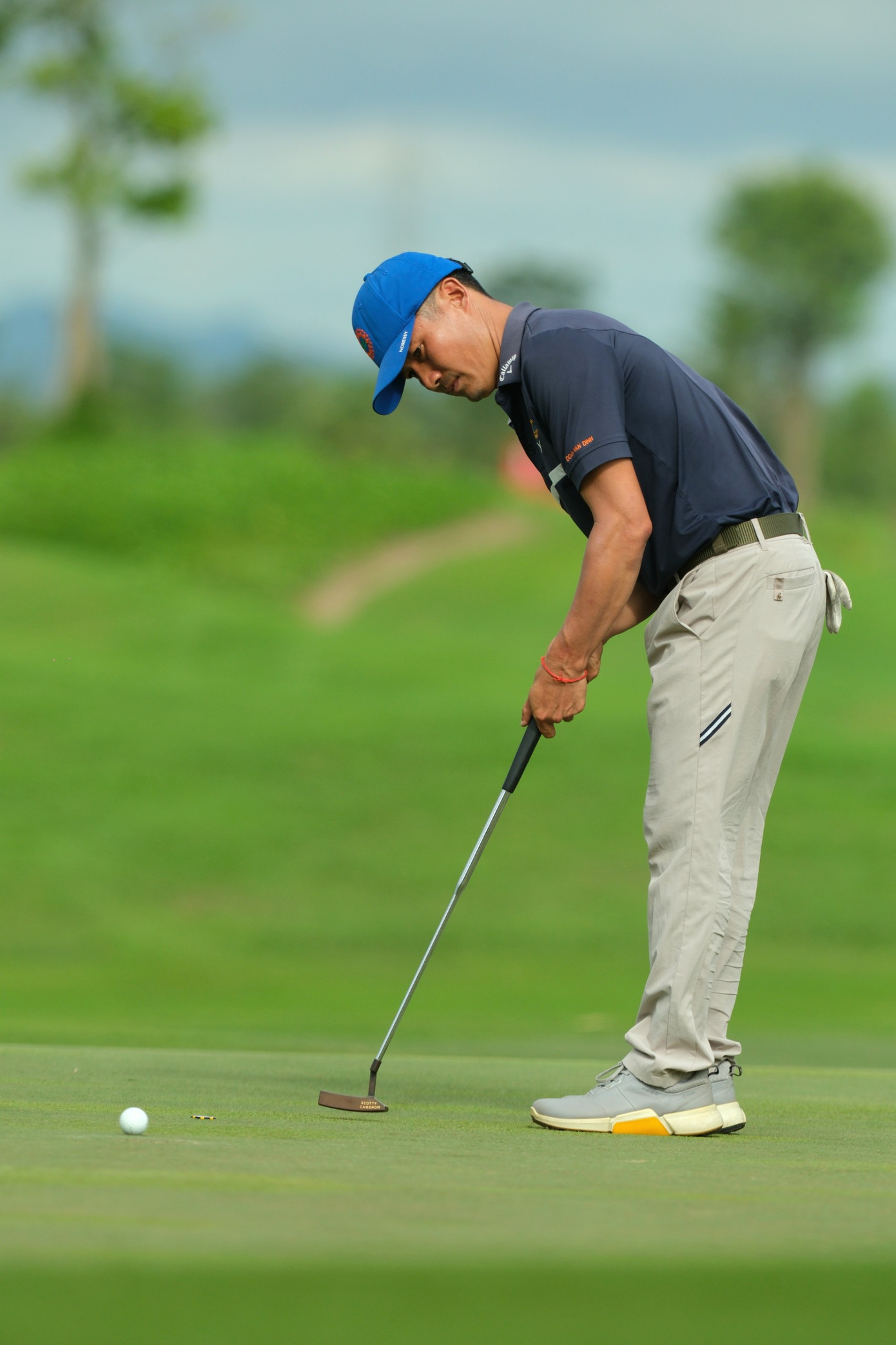 Golfer Doãn Văn Định.