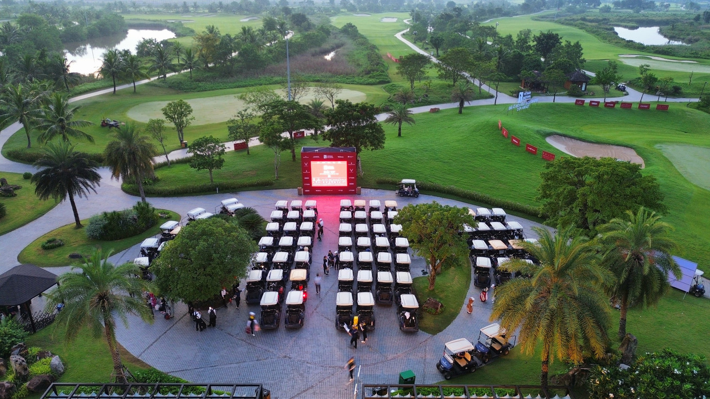 Vinpearl Golf Hải Phòng sẵn sàng cho lễ khai mạc.