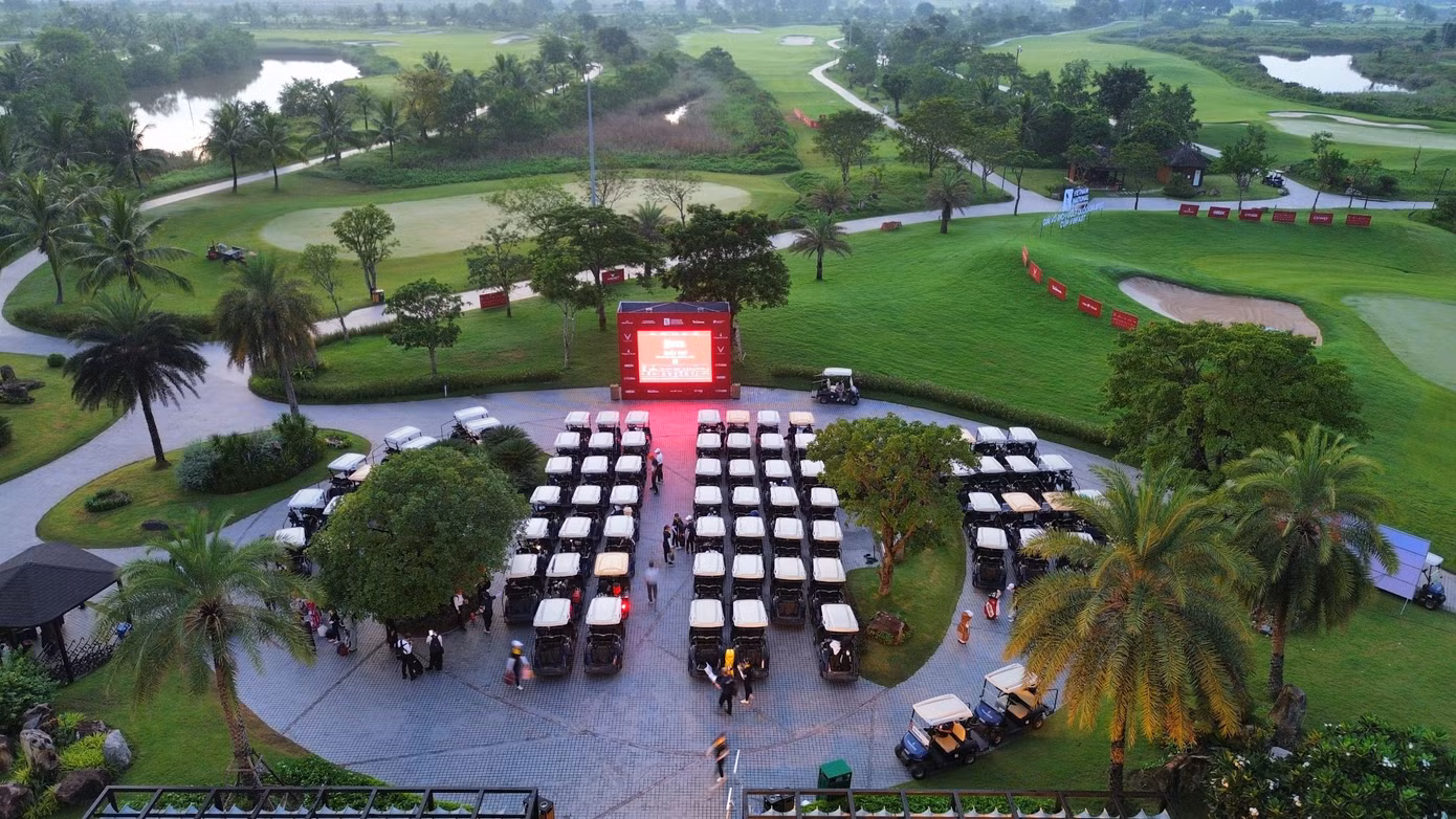 Vinpearl Golf Hải Phòng sẵn sàng cho lễ khai mạc.