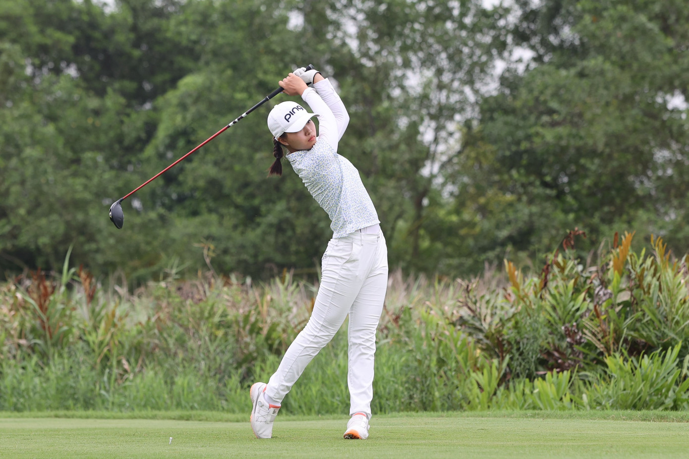 Lê Chúc An là golfer duy nhất có vòng đấu âm gậy sau 2 ngày thi đấu.