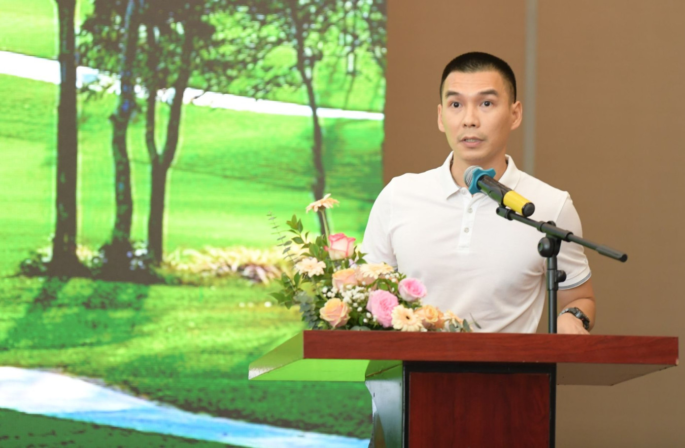 Ông Võ Mạnh Quang - Giám đốc Phát triển dự án của Tập đoàn Sun Group tại Hải Phòng. Ông Võ Mạnh Quang - Giám đốc Phát triển dự án của Tập đoàn Sun Group tại Hải Phòng.