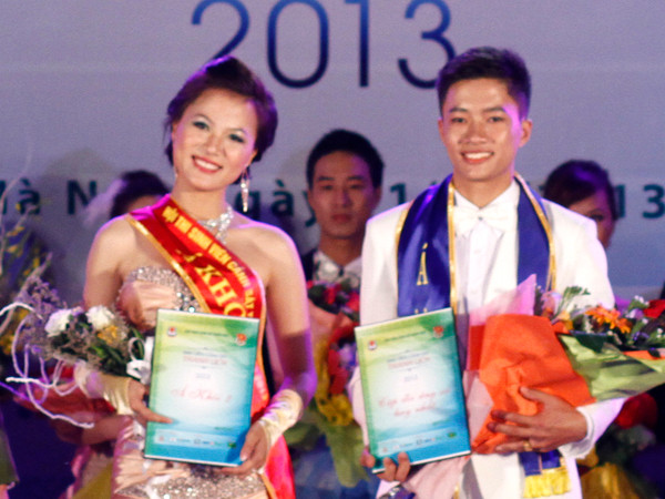 Cặp đôi Á khôi 2 Nguyễn Thị Thủy – Ngô Xuân Quyền