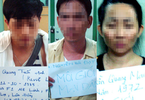 Những kẻ môi giới mại dâm tại cơ quan điều tra