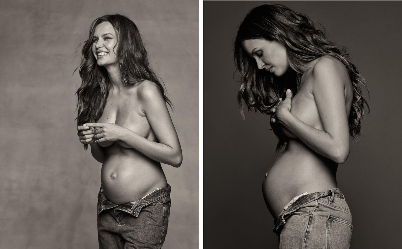 Josephine Skriver báo tin mang thai bằng loạt ảnh bán khỏa thân. Ảnh: IG. Josephine Skriver báo tin mang thai bằng loạt ảnh bán khỏa thân. Ảnh: IG.