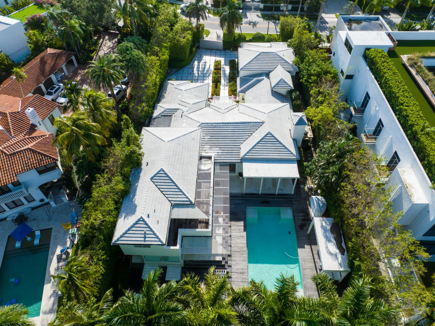 Biệt thự của Shakira ở Miami. Ảnh: Mega.