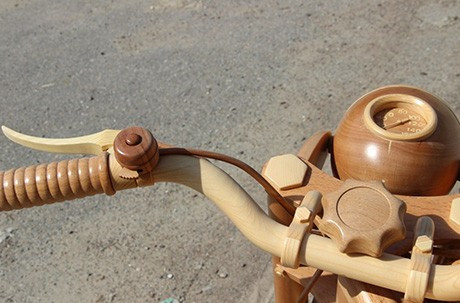 Chiêm ngưỡng chiếc mô tô bằng gỗ siêu độc ảnh 13