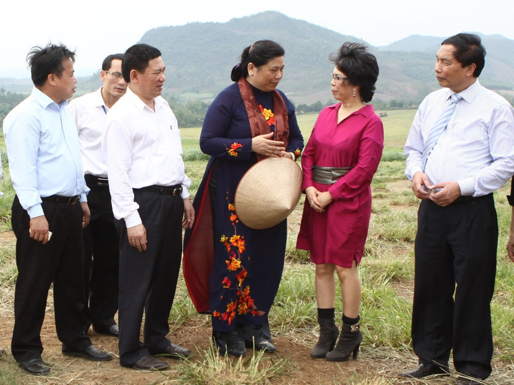 Phó Chủ tịch Quốc hội trao đổi cũng lãnh đạo tỉnh Nghệ An và Tập đoàn TH. sdgdfg