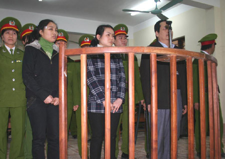 3 bị cáo trong giờ tuyên án.