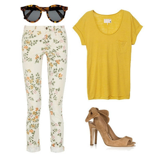 Nổi bật và phong cách cùng quần họa tiết hoa ảnh 3