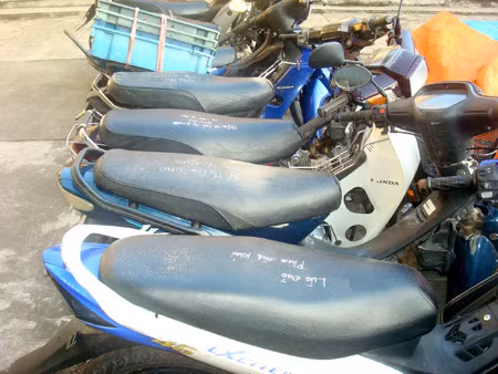 Một số tang vật còn 