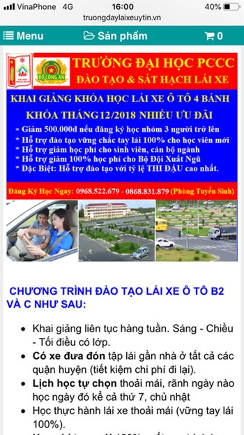 Phát hiện Trung tâm dạy nghề mạo danh trường lái thuộc Bộ Công an ảnh 4