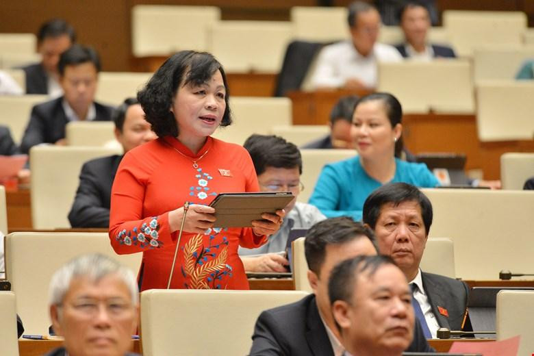 ĐBQH Nguyễn Thị Mai Hoa (Đồng Tháp) - Ảnh Nhật Minh