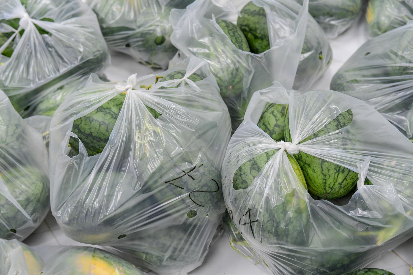 Dưa hấu được bán với giá 8.000đồng/kg.