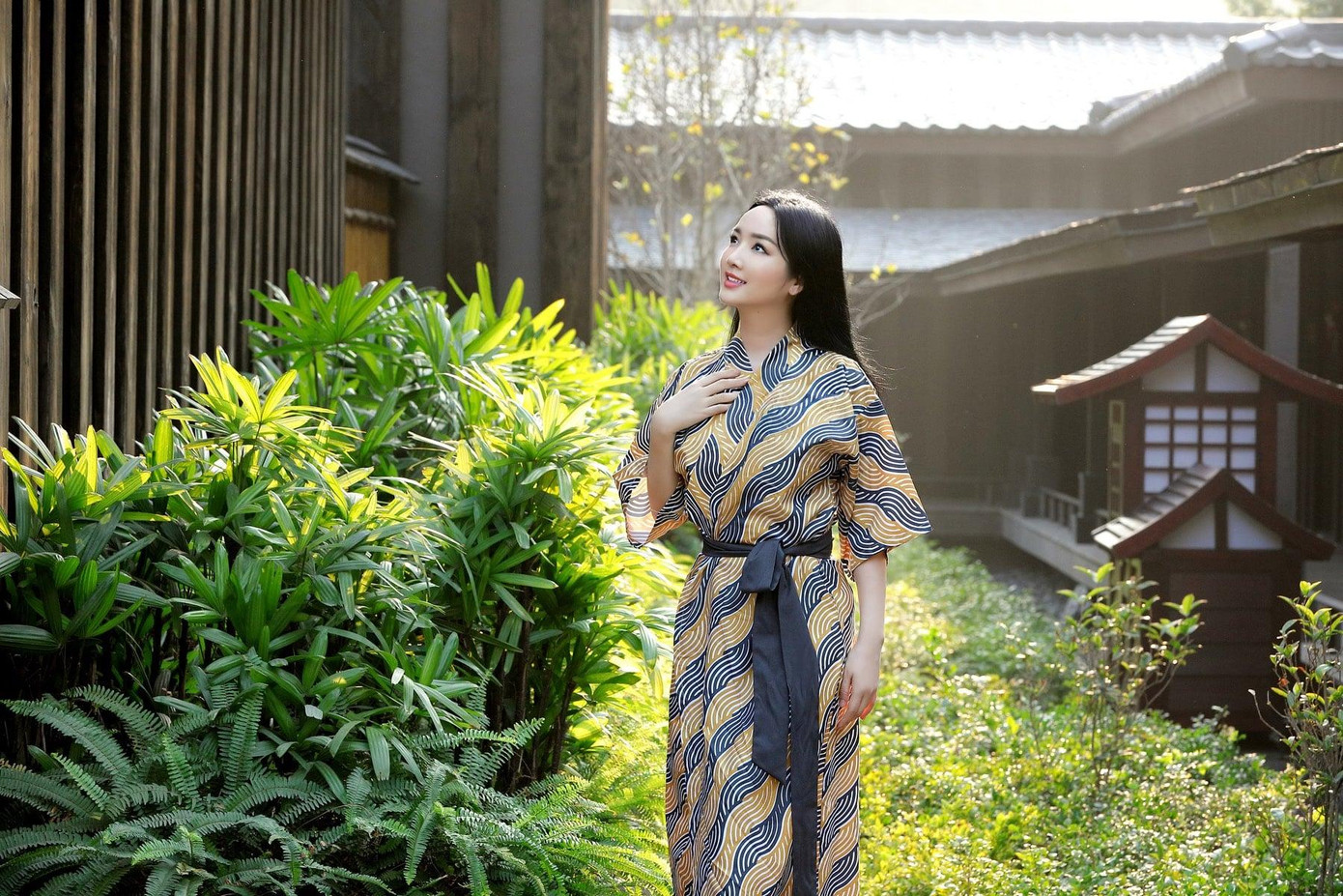 Hoa hậu Đền Hùng Giáng My đẹp dịu dàng và trẻ trung trong set đồ thanh lịch.