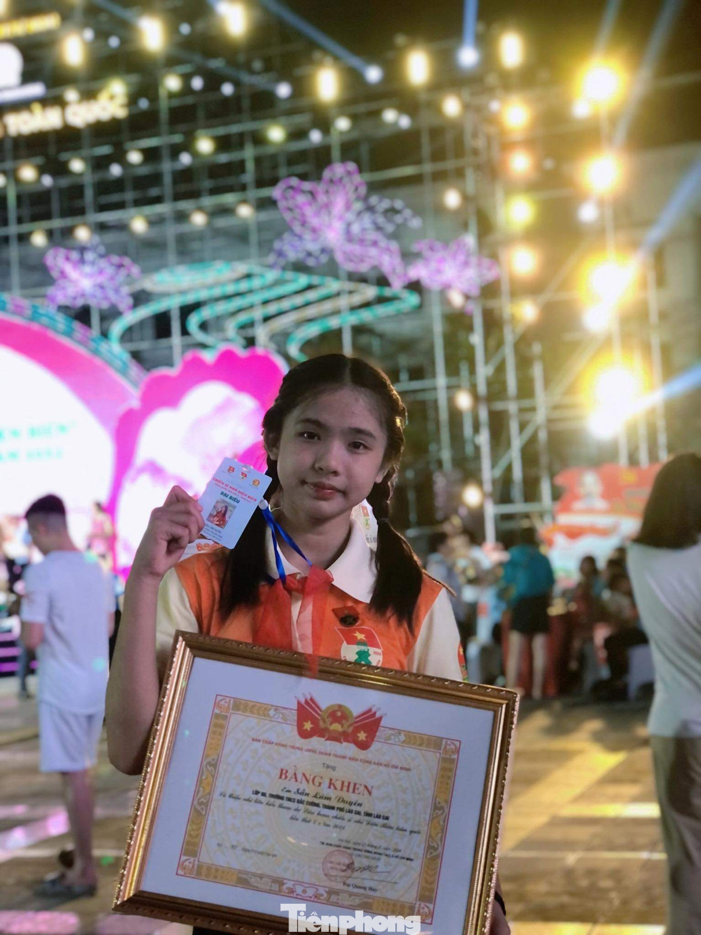 Em Sần Lâm Duyên, lớp 8D Trường THCS Bắc Cường (TP Lào Cai, tỉnh Lào Cai) Em Sần Lâm Duyên, lớp 8D Trường THCS Bắc Cường (TP Lào Cai, tỉnh Lào Cai)