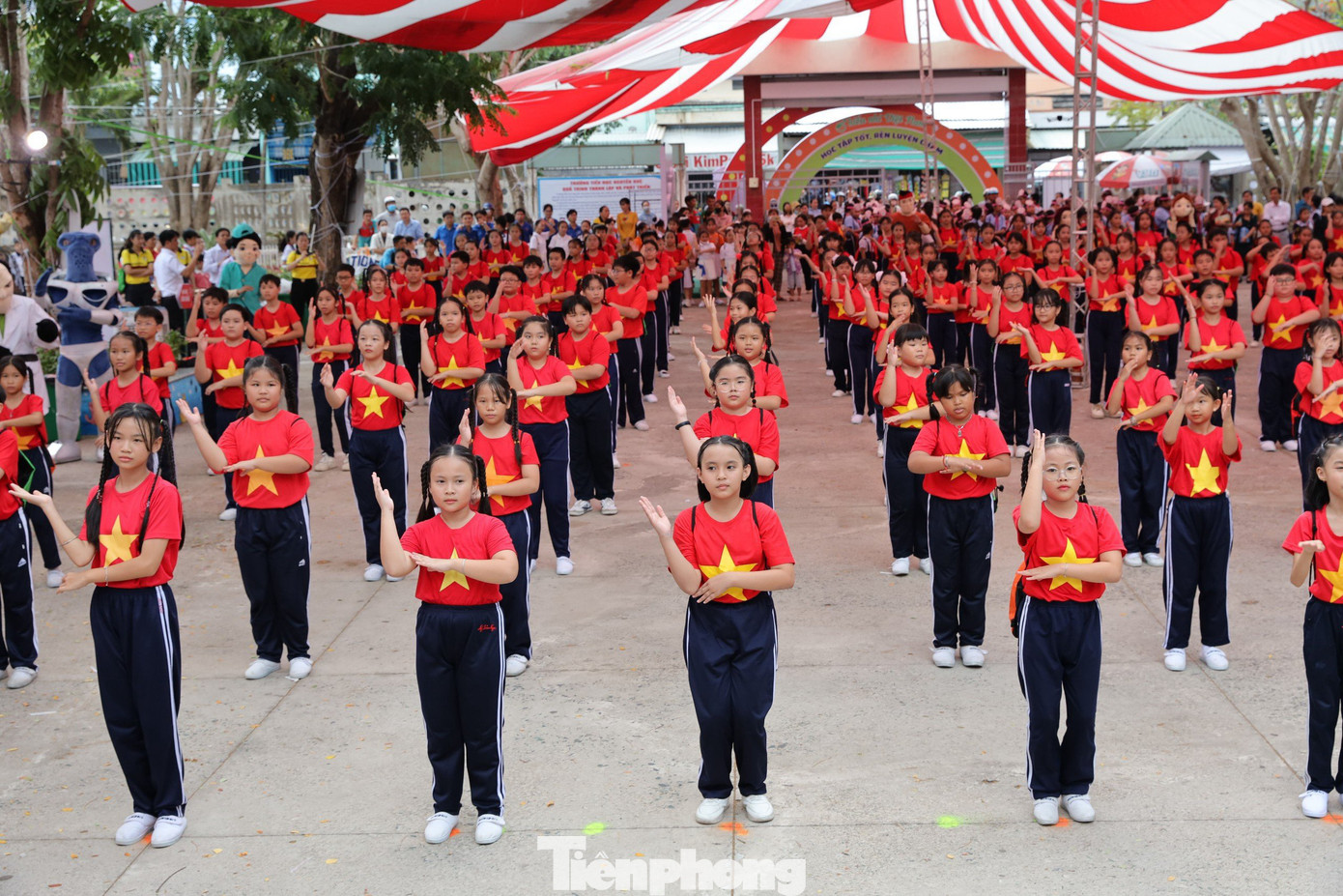 Các em học sinh Tiền Giang tham gia Ngày hội “Thiếu nhi Việt Nam - Học tập tốt, rèn luyện chăm”