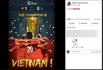 Dàn Hoa hậu, Á hậu bật khóc, vỡ oà khi Việt Nam vô địch AFF Cup ảnh 4