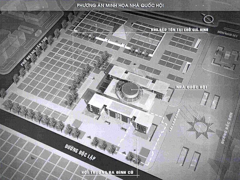Phương án minh họa nhà Quốc hội