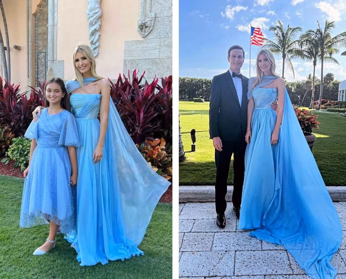 Ivanka hơn em gái cùng cha khác mẹ 12 tuổi. Cô cũng kết hôn ở độ tuổi xấp xỉ Tiffany vào năm 2009. Ảnh: Instagram.