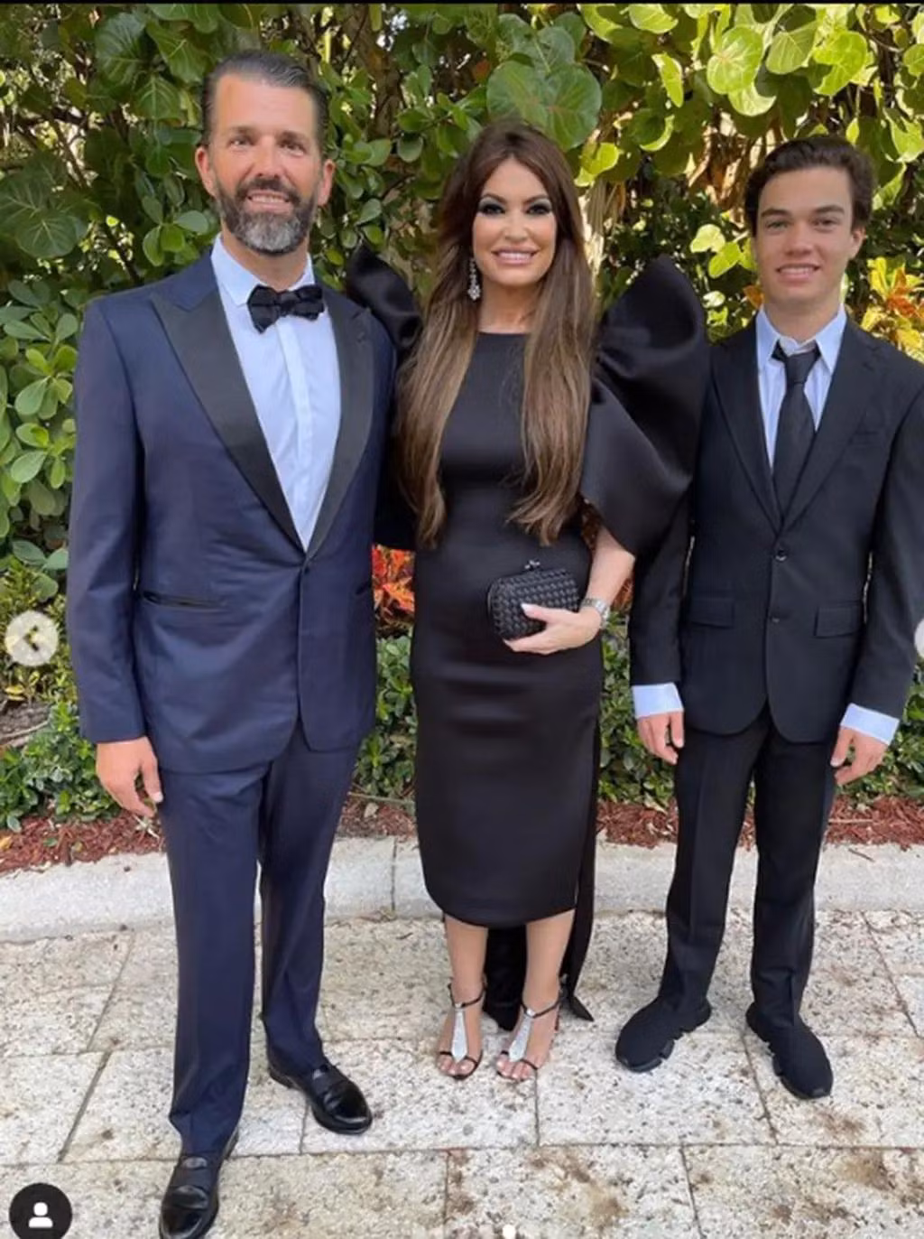 Kimberly Guilfoyle và Donald Trump Jr. tại đám cưới Tiffany. Ảnh: Instagram.